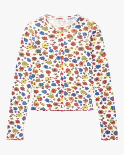 Lisa Says Gah Poppy Cardi - Primary Floral^ Tops