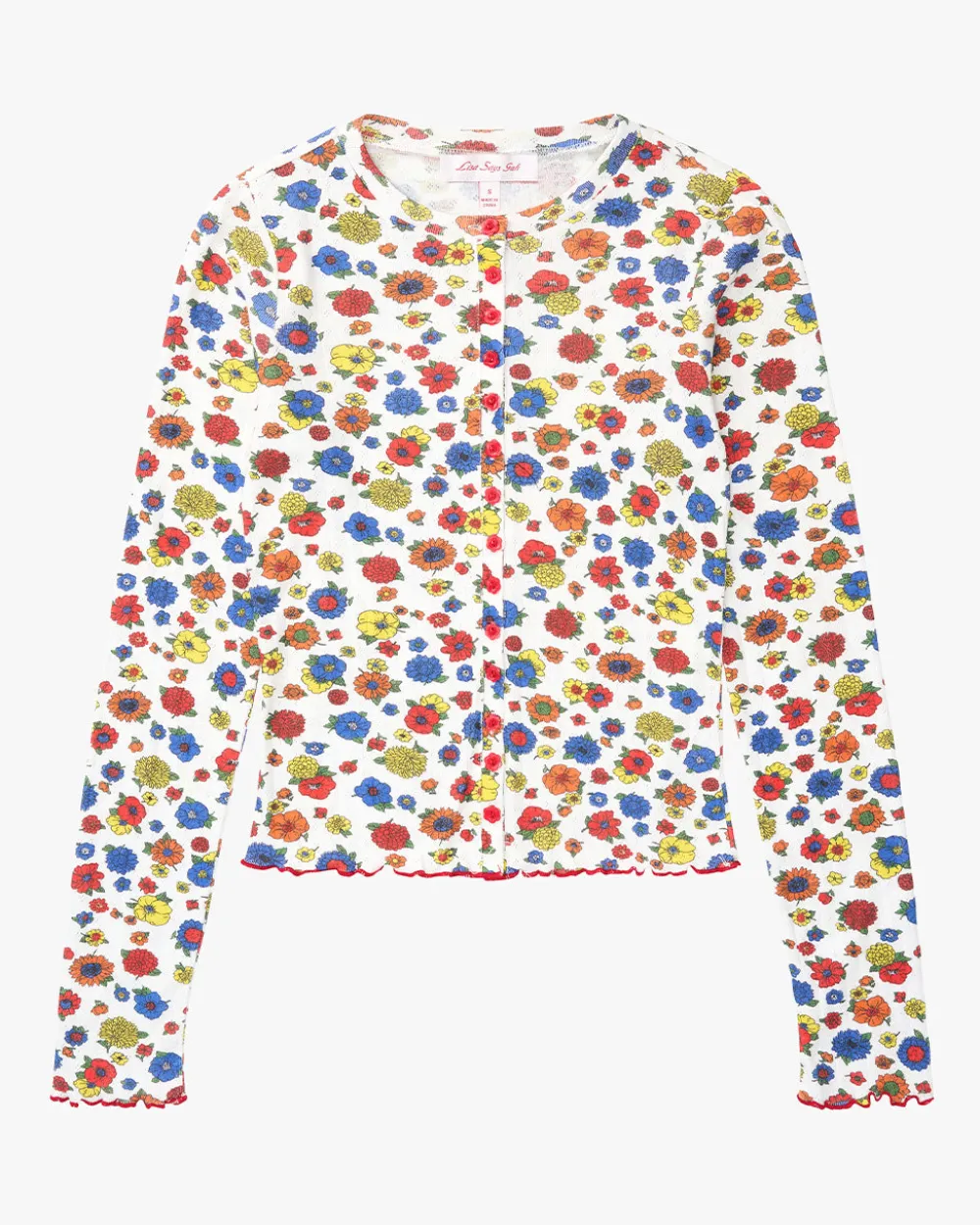 Lisa Says Gah Poppy Cardi - Primary Floral^ Tops
