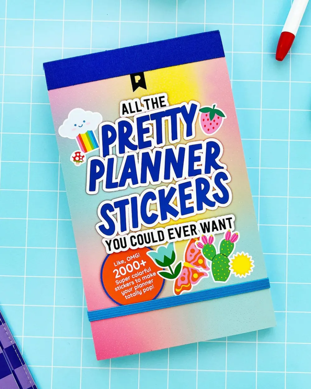 Pipsticks Pretty Planner Sticker Pad^ Stickers + Tape
