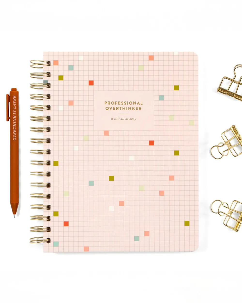 Studio Calico Professional Overthinker Spiral Notebook^ Notebooks + Folders