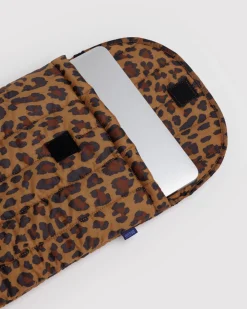 Baggu Puffy Laptop Sleeve 16" - Leopard^ Travel Accessories|Bags