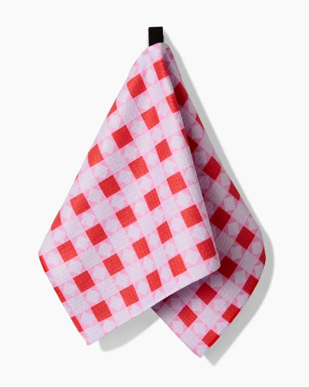 Geometry Quilt Block Pink Andred Bar Towel^ Kitchen + Bar