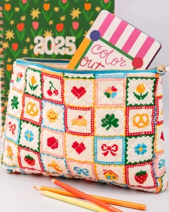 ban.do Quilted Pouch - Icons^ Travel Accessories