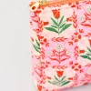 ban.do Quilted Pouch - Pink Tile Floral^ Travel Accessories