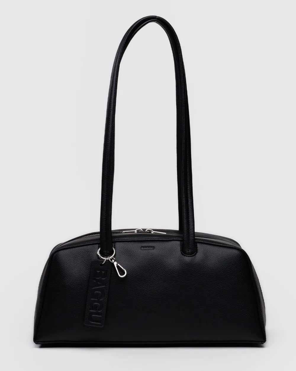 Baggu Recycled Leather Bowler Bag - Black^ Bags