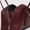 Baggu Recycled Leather Bowler Bag - Mahogany^ Bags
