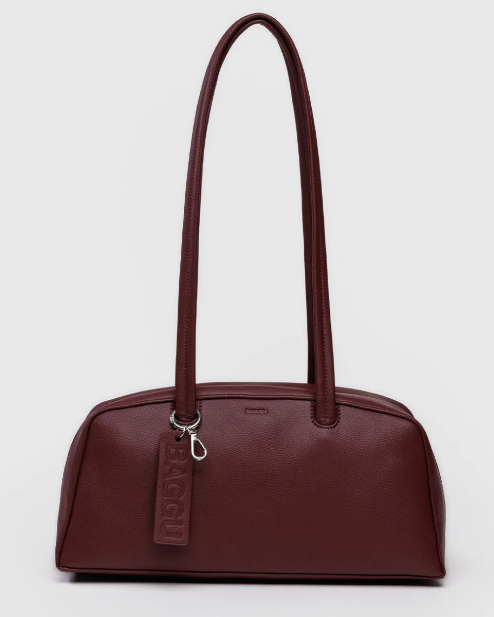 Baggu Recycled Leather Bowler Bag - Mahogany^ Bags