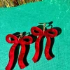 Not Picasso Red Bows Earrings^ Jewelry
