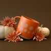 Sunshine Studios Retro Ceramic Mug - Pinwheel Flowers^ Kitchen + Bar