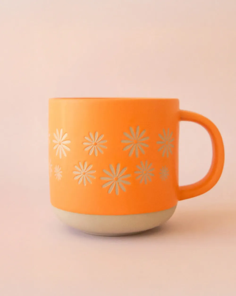 Sunshine Studios Retro Ceramic Mug - Pinwheel Flowers^ Kitchen + Bar