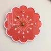 Mostly Just Tired Retro Daisy Wall Clock - Pink^ Desk Accessories