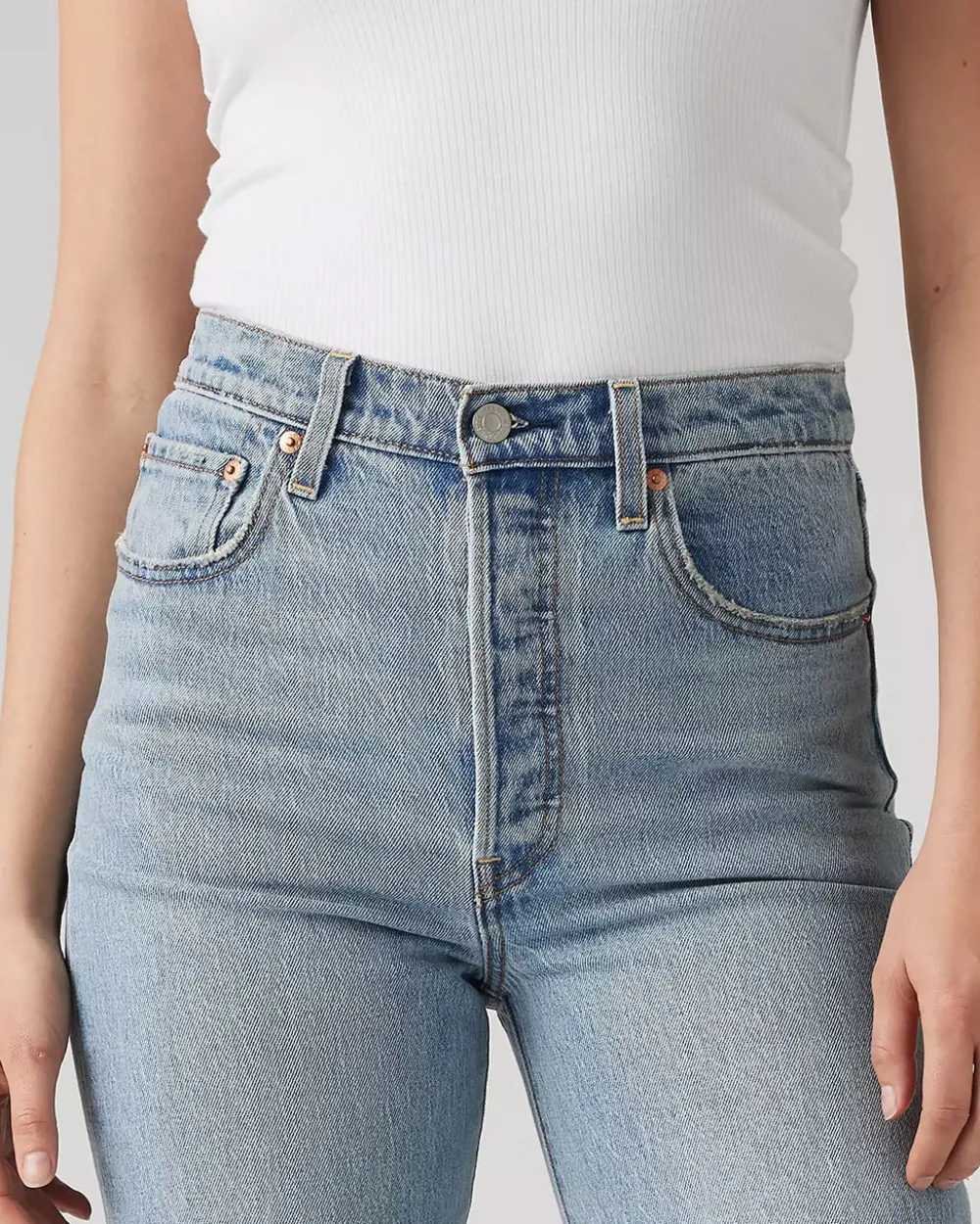 Levi's Ribcage Straight Ankle Jeans - Let's Share^ Bottoms