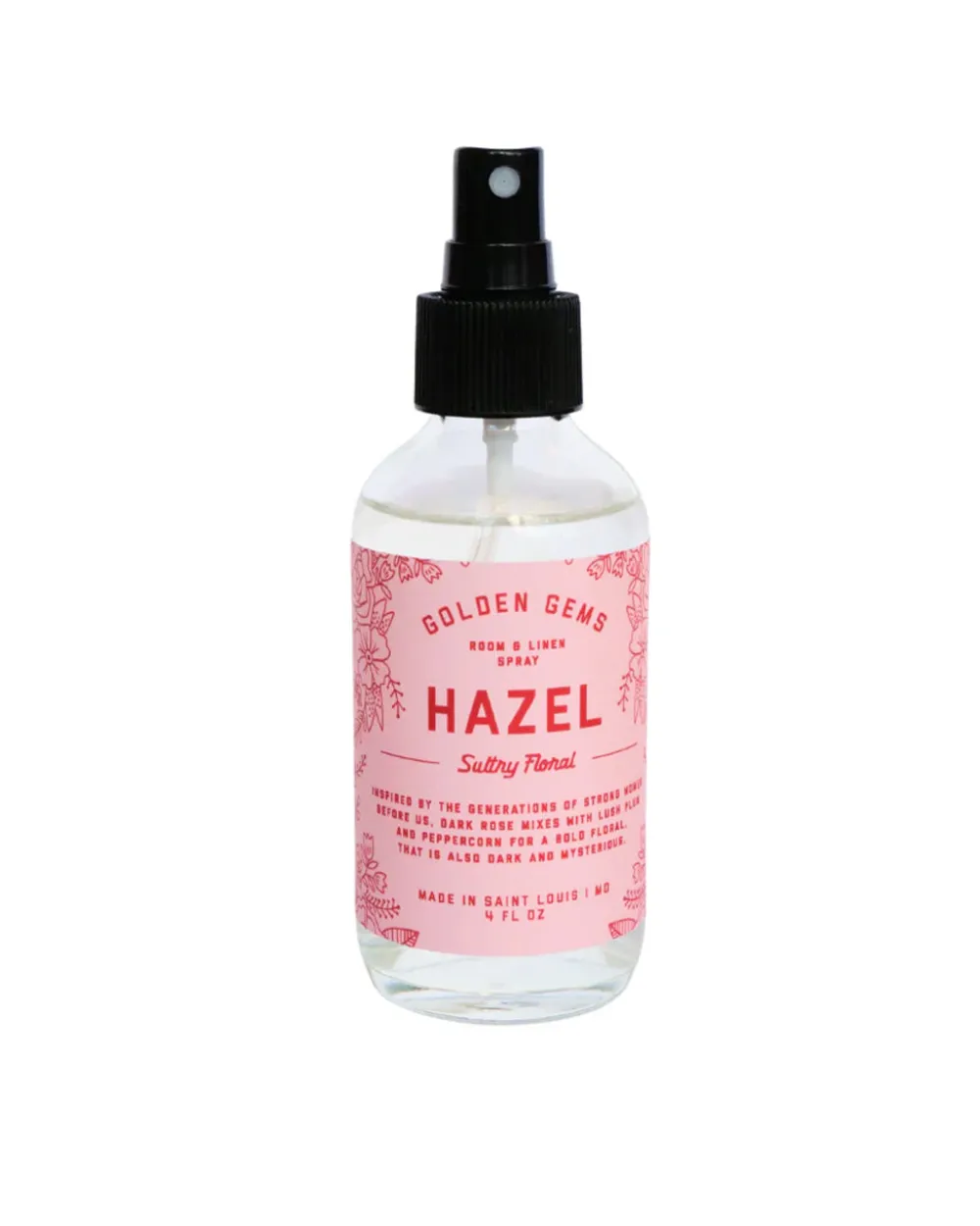 Golden Gems Room And Linen Spray - Hazel^ Candles + Home Fragrance