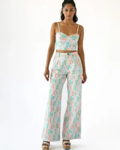 Rachel Antonoff Rose Pants - Beach Chairs^ Bottoms