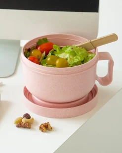 Helio Ferretti Co Round Bon Appetit Lunch Box - Pink^ Bags