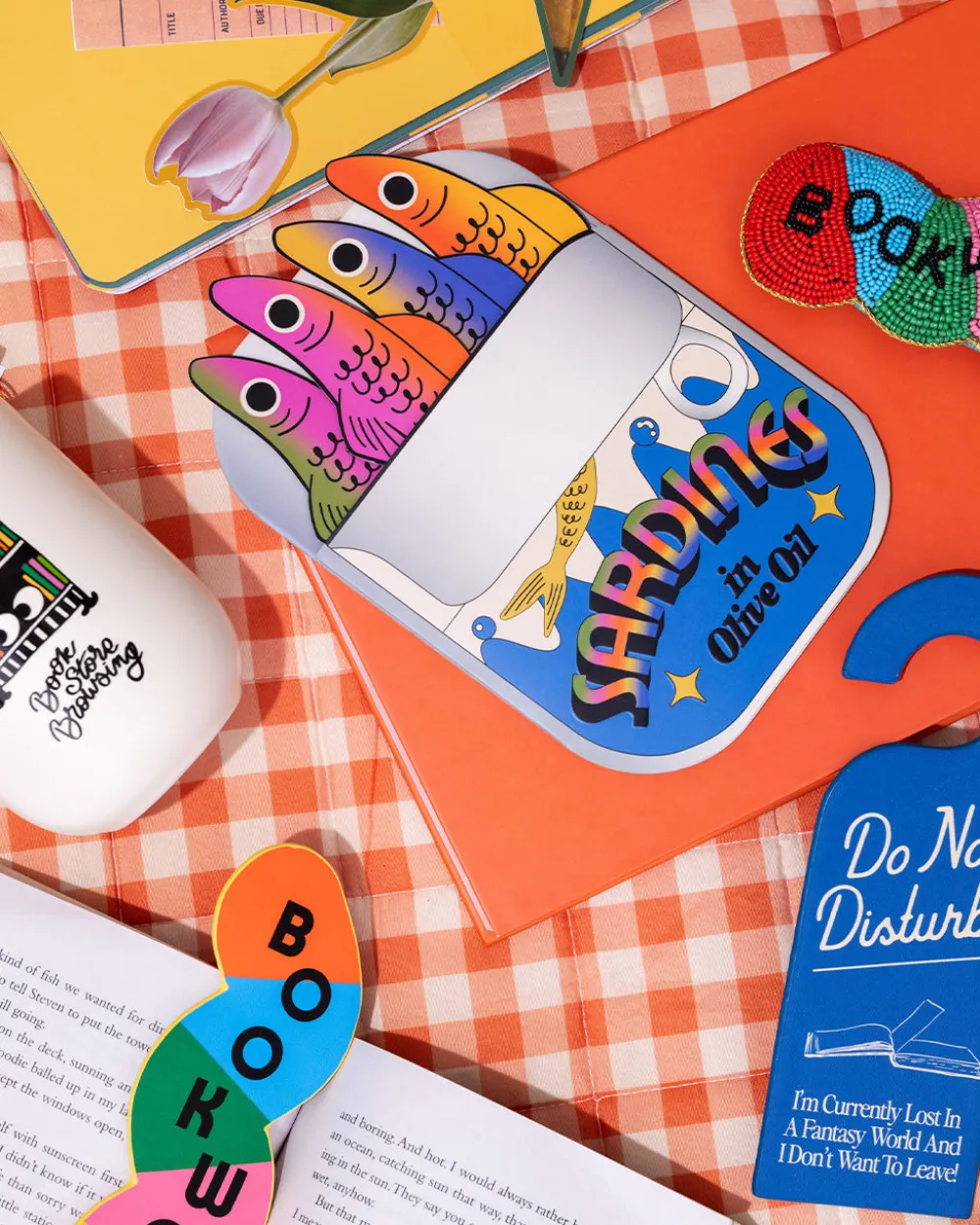 ban.do Sardines in a Can Bookmark Set^ Desk Accessories