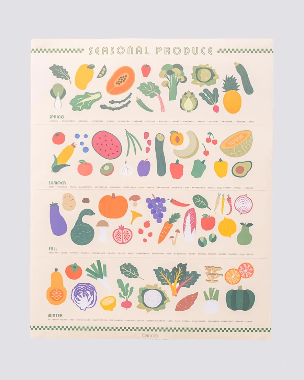 ban.do Seasonal Calendar - Produce^ Planners + Calendars