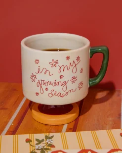 ban.do Short Ceramic Mug - In My Growing Season^ Kitchen + Bar
