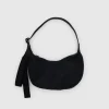Baggu Small Nylon Crescent Bag w/ Key Leash - Black^ Bags