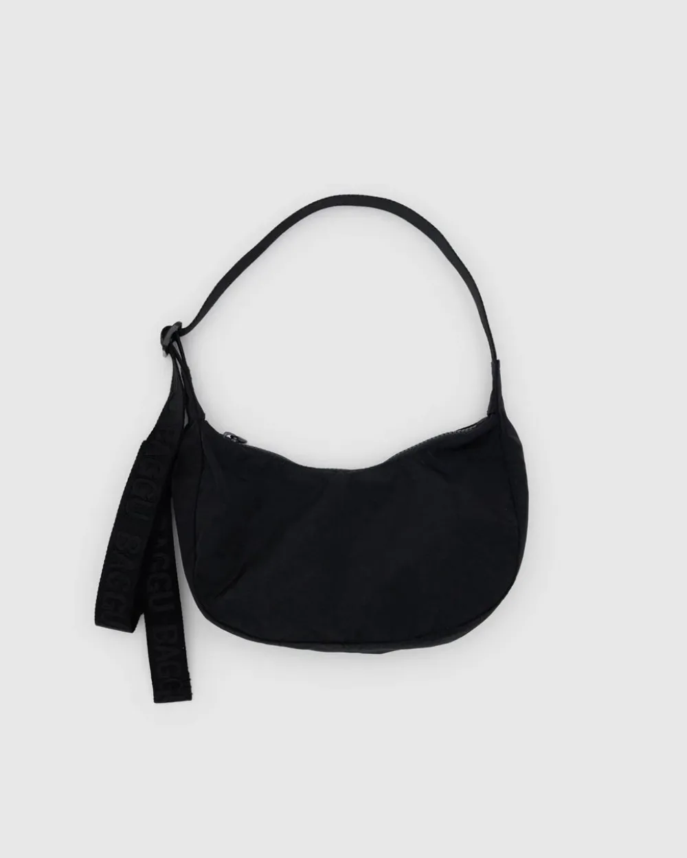 Baggu Small Nylon Crescent Bag w/ Key Leash - Black^ Bags