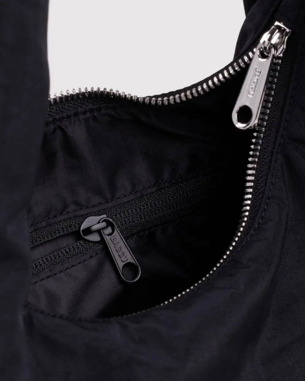 Baggu Small Nylon Meringue Bag - Black^ Bags