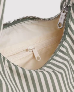 Baggu Small Nylon Meringue Bag - Sage Stripe^ Bags
