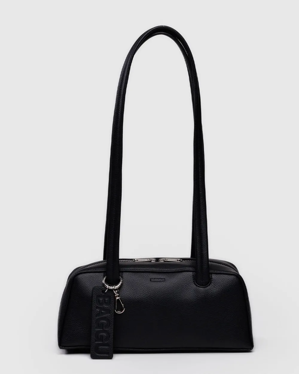 Baggu Small Recycled Leather Bowler Bag - Black^ Bags