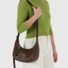 Baggu Small Recycled Leather Crescent Bag - Brown^ Bags