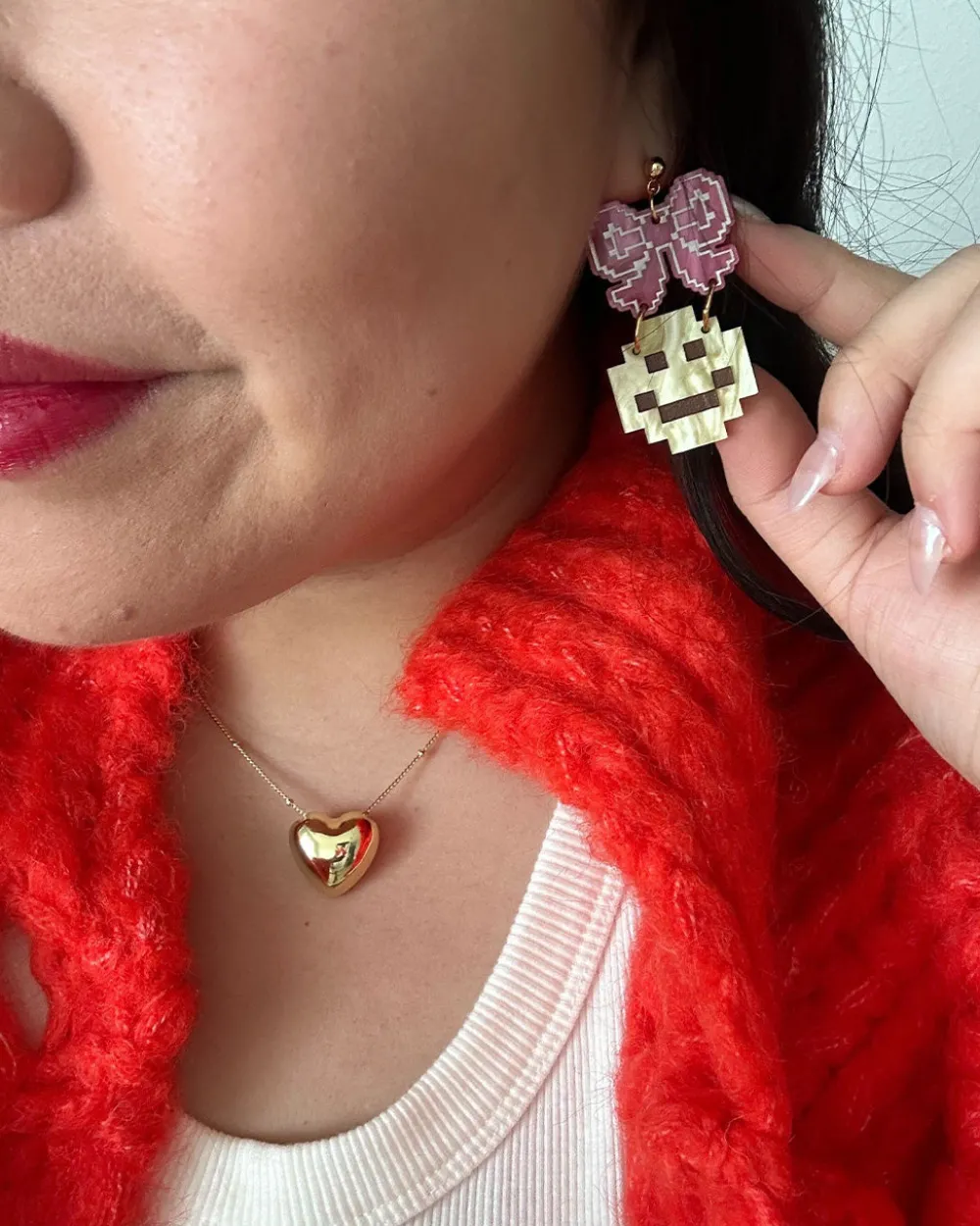 ban.do x Not Picasso Smiley + Dice Earrings^ Jewelry