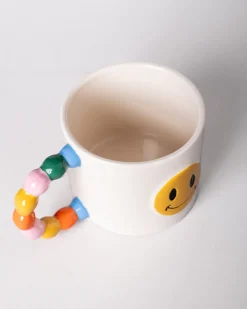 ban.do Smiley Face Ceramic Mug^ Kitchen + Bar