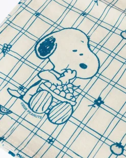 Three Potato Four Snoopy Cherry Basket Tea Towel - Blue^ Kitchen + Bar