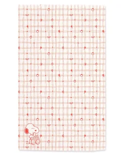 Three Potato Four Snoopy Cherry Basket Tea Towel - Red^ Kitchen + Bar