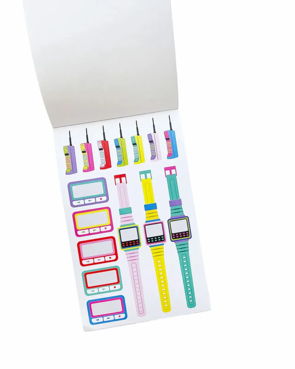 Pipsticks 80's Planner Sticker Pad^ Stickers + Tape