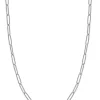 HoopLa Style Stainless Steel Paper Clip Chain - Silver^ Jewelry