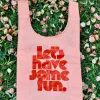 Baggu for ban.do Standard Baggu - Let's Have Some Fun^ Bags
