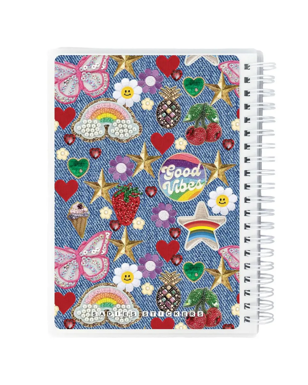 Sadie's Stickers Sticker Book - Denim Patches^ Stickers + Tape