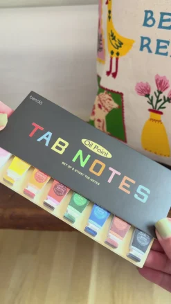 ban.do Sticky Tab Notes - Oil Paint^ Desk Accessories