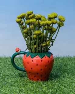 ban.do Strawberry Ceramic Mug^ Kitchen + Bar