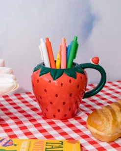 ban.do Strawberry Ceramic Mug^ Kitchen + Bar