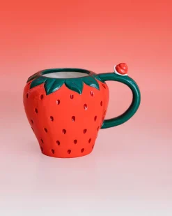 ban.do Strawberry Ceramic Mug^ Kitchen + Bar