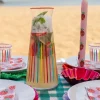 Talking Tables USA Strawberry Lilac Dinner Candles - Set of 2^ Candles + Home Fragrance