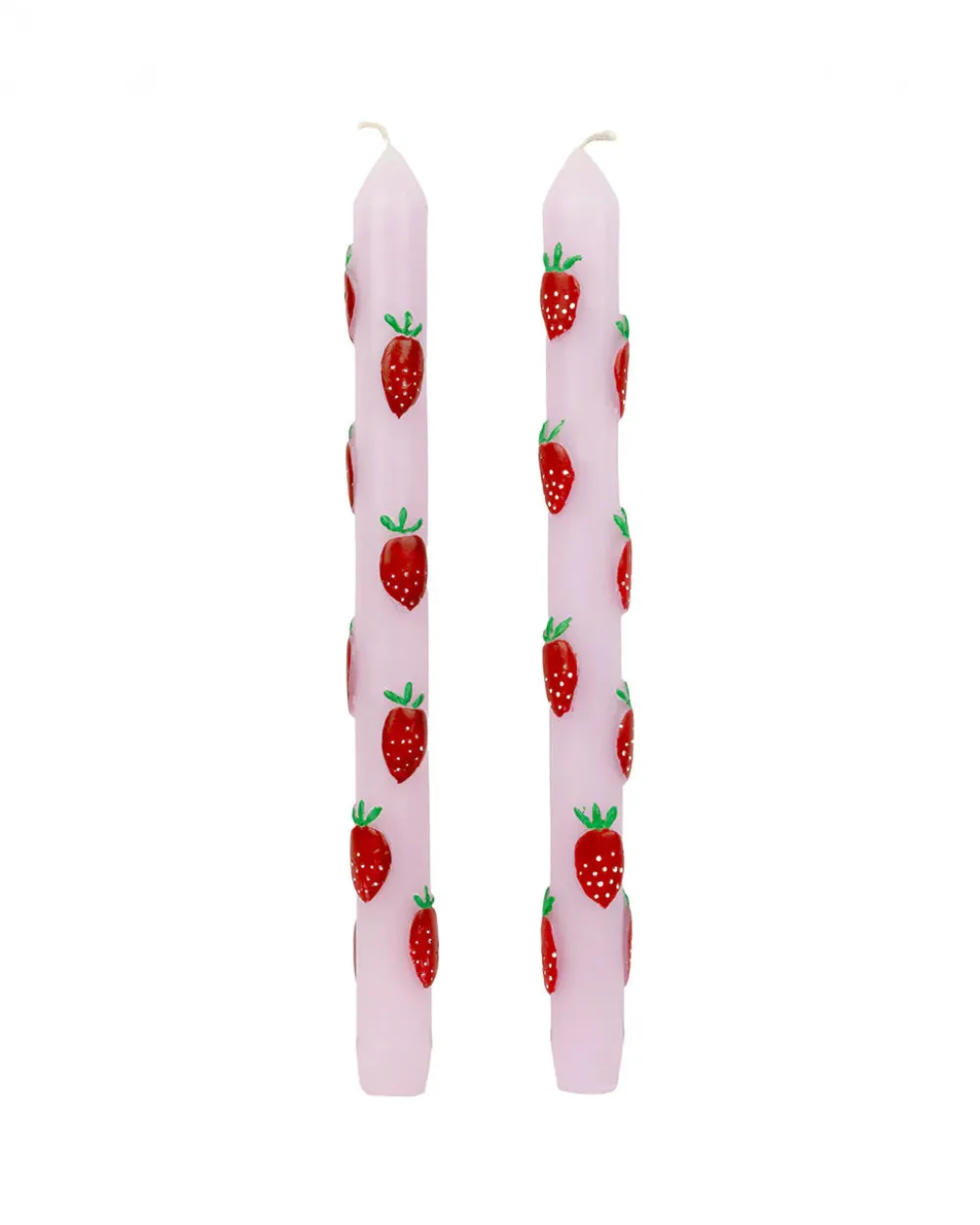 Talking Tables USA Strawberry Lilac Dinner Candles - Set of 2^ Candles + Home Fragrance