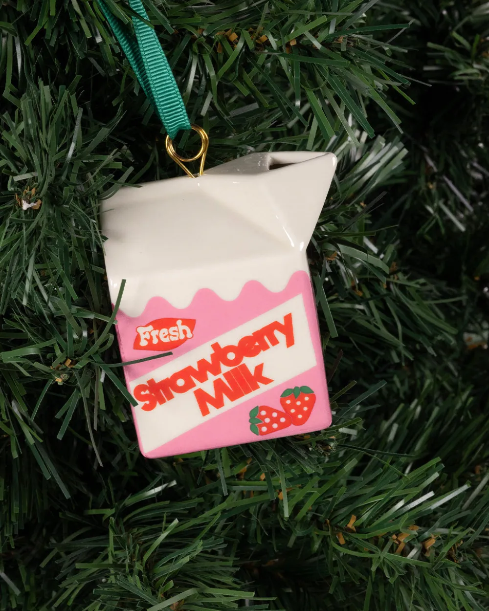 ban.do Strawberry Milk Ornament^ Home + Décor