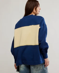 Free People Strawberry Sweatshirt - Oceana Combo^ Tees + Sweatshirts
