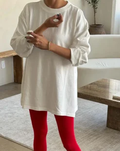 Le Bon Shoppe Sunday Tee - White Cotton^ Tees + Sweatshirts