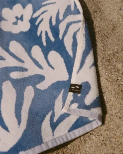 Slowtide Sunny Woven Towel - Dusty Blue^ Home + Décor