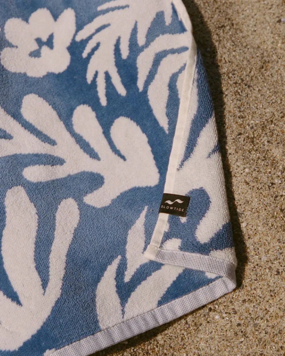 Slowtide Sunny Woven Towel - Dusty Blue^ Home + Décor