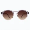 Jaxy Eyewear Sunset Theory Vintage Round Sunglasses - Grey^ Sunglasses