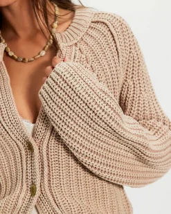 Free People Sweet Nothing Cardi - Sandcastle^ Sweaters