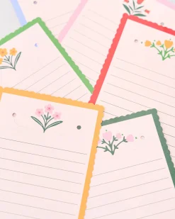 ban.do Take Note Tab Notes - Folk Floral^ Desk Accessories